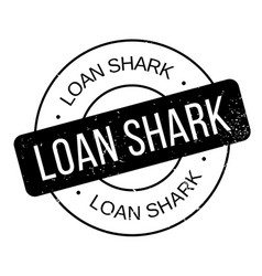 Loan Shark Rubber Stamp