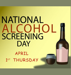 National Alcohol Screening Day Banner