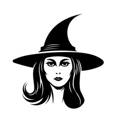 Witch Black Icon On White Background