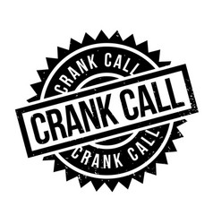 Crank Call Rubber Stamp