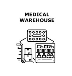 Medical Warehouse Icon