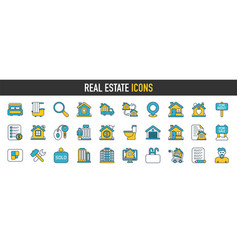 Real Estate Icon Set