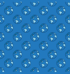 Satellite Internet Access Seamless Pattern