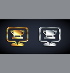 Gold And Silver Blacksmith Anvil Tool Icon