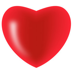 3d Love Red Hearts Icon Shiny Heart