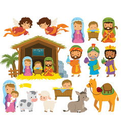 Nativity Scene Clipart Set