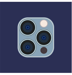 Blue Mobile Camera Icon