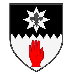 Coat Arms County Tyrone In Ulster Ireland