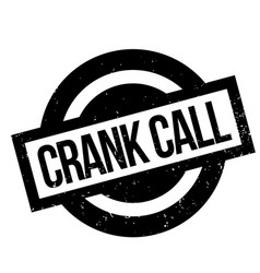 Crank Call Rubber Stamp