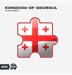 Kingdom Of Georgia Flag Puzzle