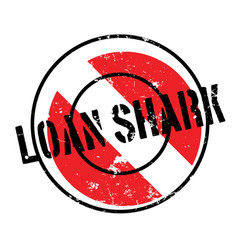 Loan Shark Rubber Stamp