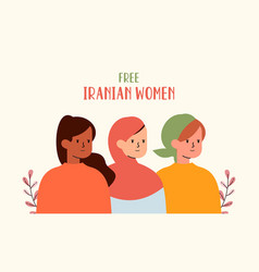 Iranian Women Protesting Together