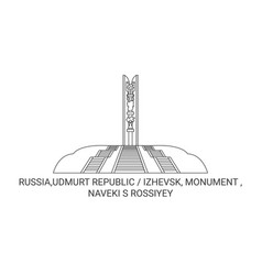 Russiaudmurt Republic Izhevsk Monument Naveki