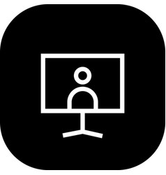 Video Call Project Development Icon With Black