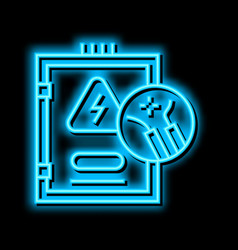 Electrical Repair Neon Glow Icon