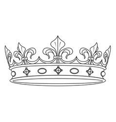 Fleur De Lis Royal Crown