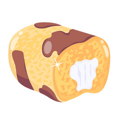 Premium Flat Icon Design Of Cake