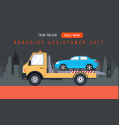 Car Tow Truck Accident Roadside Assistance Crash