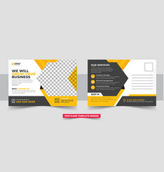 Corporate Postcard Template Design