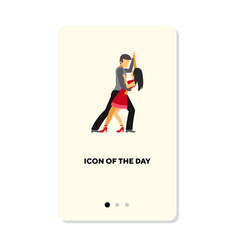 Dancing Couple Flat Icon