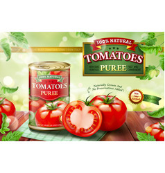 Canned Tomato Puree Ads