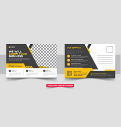 Corporate Postcard Template Design