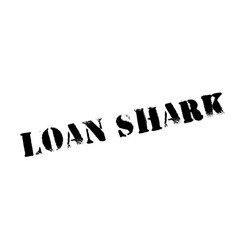 Loan Shark Rubber Stamp