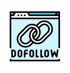 Dofollow Seo Color Icon