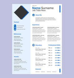 Professional Resume Template Design