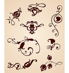 Vintage elements Royalty Free Vector Image - VectorStock