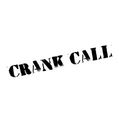 Crank Call Rubber Stamp