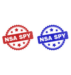 Nsa Spy Rosette Stamps With Rubber Style