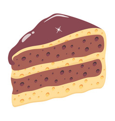 Premium Flat Icon Design Of Cake