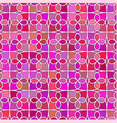 Abstract Background Pink Flower Mosaic Seamless