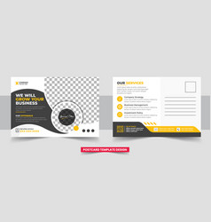 Corporate Postcard Template Design