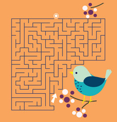 Maze Game Labyrinth Bird