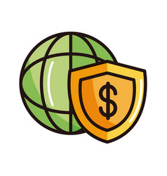 World Shield Protection Shopping Or Payment Mobile