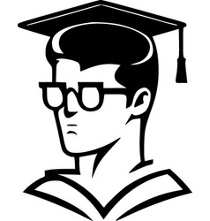 College - Black And White Isolated Icon