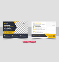 Corporate Postcard Template Design