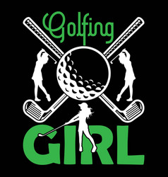 Golfing Girl