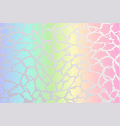 Rainbow Leopard Background Holographic Foil