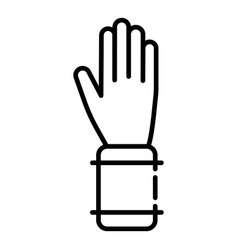 Bee Keeper Glove Icon Outline Style