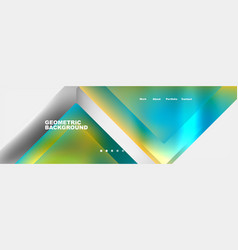 A Geometric Background With Colorful Triangles In