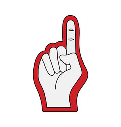 American Football Foam Finger Icon