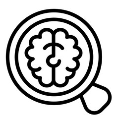 Brain Examination Icon Outline Xray