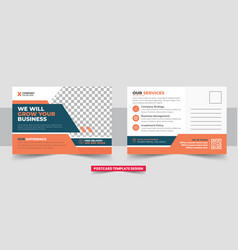 Corporate Postcard Template Design