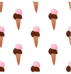 Ice Cream Summer Heat Chocolate Day Pattern