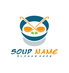 Soup Logo Design Concept Food Cooking Logo