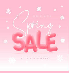 Spring Big Sale Typography Poster