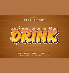 Drink Text Effect